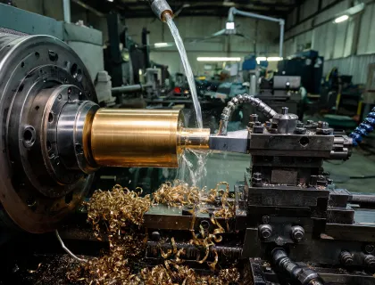 Industrial machining shop